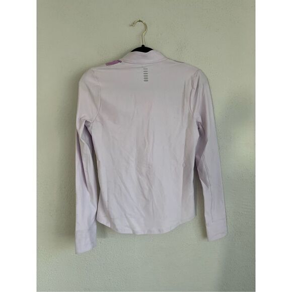 Under Armour Woman Purple Qualifier Hybrid 1/2 Zip Warm-Up Top, X-Small - Picture 6 of 7